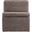 Dune Boucle Upholstered Armless Accent Chair In Antique