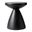 Dune Fiberglass Outdoor Side Table In Black