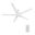 Dunkirk 60 Inch 5-Blade Ceiling Fan with Remote In White