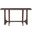 Dunnigan Rectangle Console In Antique Brown Oak