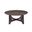 Dunnigan Round Cocktail Table In Antique Brown Oak