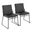 Dutchess Dining Chair Set of 2 In Black