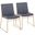 Dutchess Dining Chair Set of 2 In Grey