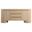 Duval 71 Inch Rounded Sideboard Storage Cabinet In Hickory Frost
