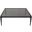 Dynasty Rectangular Coffee Table With Smoked Glass Top