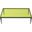 Dynasty Rectangular Yellow Glass Top Coffee Table