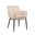 E Kani Armchair In Light Mocha