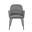 E Kora Armchair In Charcoal Grey
