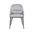 E Kora Chair Set of 2 In Pewter