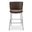 Early Bar Stool In Dark Brown