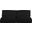 Ease Polyester Fabric 2 Seater Modular Sofa with Arm Support In Black