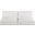 Ease Polyester Fabric 2 Piece Modular Sofa In Cream