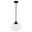 Eastgate 12 Inch 1 Light Pendant In Matte Black