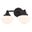 Eastgate 15 Inch 2 Light Vanity In Matte Black