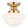 Eastgate 8.75 Inch Semi-Flush Ceiling Light In Antique Gold