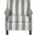 Easton Grey, White and Espresso Club Chair with Awning Stripes and Nailhead Detail
