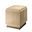 Easton Hide Ottoman In Tan
