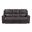 Easton Zero Gravity Power Reclining Sofa with Headrest and Foodrest In Steamboat Brown