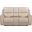 Easton Zero Gravity Power Reclining Tilt Console Loveseat with Headrest and Footrest In Steamboat Quartz