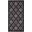 Easy Care 2' x 4' Rug In Charcoal Black