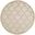 Easy Care 4' x 4' Round Rug In Cream