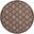 Easy Care 8' x 8' Round Rug In Brown