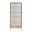 Eave Etagere/Bookcase In Sundrenched Oak and Natural Oak