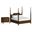 Eave Poster Bedroom Set In Hazelnut