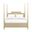 Eave Queen Panel Bed In Sundrenched Oak and Natural Oak