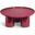 Eclat Sofia Enamel Coffee Table In Plum