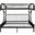 Eclipse Black Twin Xl Over Queen Futon Bunk Bed