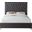 Eclipse Velvet King Bed In Grey