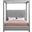 Eden Boucle Fabric King Bed In Grey