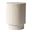 Eden Fiberglass Outdoor Side Table In White