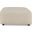 Edenfield Oversized Accent Ottoman In Linen