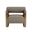 Edgar Lounge Chair In Eglinton Espresso and Gellar Earth