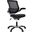 Edge Black Vinyl Office Chair