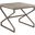 Cohesion Program Edict Square End Table In Bianco