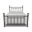 Edin Queen Complete Bed with Metal Profile In Weathered Bronze