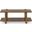 Edisyn 2 Shelf Wood Coffee Table In Medium Oak