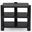 Edisyn 3 Shelf Wood Accent Table In Black
