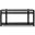 Edisyn 3 Shelf Wood Console Table In Black