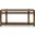 Edisyn 3 Shelf Wood Console Table In Medium Oak