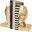 Edmund Gold Leaf Profile Bookends
