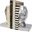 Edmund Silver Leaf Profile Bookends