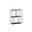 Eiffel Small Low Bookcase In Black
