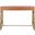Elaine Natural and Gold 1 Drawer Desk