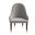 Elara Wooden Dining Chair In Grey