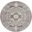 Elation 5'3" x 5'3" Round Indoor Rug In Grey