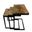 Electra Electrified Wood 3 Piece Nesting Table Set In Black Iron